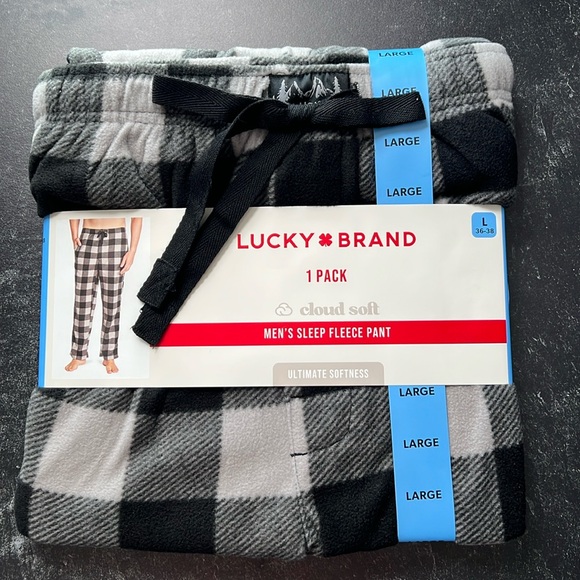 Lucky Brand Other - Lucky Brand Men’s Sleep Fleece Pant Size L NWT